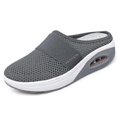 thumbnail image 2 of Zapatos para caminar sin cordones con cojín de aire, deslizador de cuña con plataforma plana de malla ortopédica para diabéticos, 2 of 2