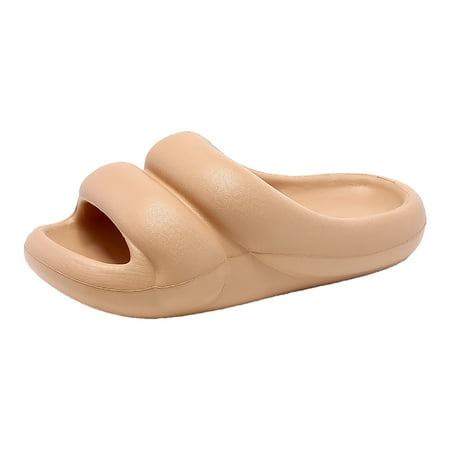 

Shower Shoes For Men And Women Soft Breathable Cloud Slippers Non-Slip Wearable Pillow Slides Summer Indoor And Outdoor Universal Thick Bottom Foam Slides