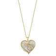 thumbnail image 2 of Brilliance Women's Sterling Silver Gold-Plated Crystal "Mom" Pendant with 18" Chain, 2 of 5