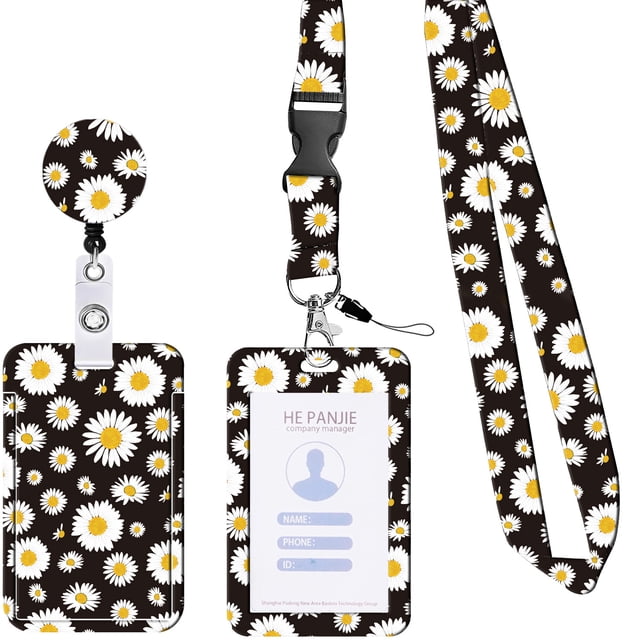 Hermoso cordón floral con diseño de crisantemo y girasol, con hebilla telescópica de fácil extracción y hebilla de identificación de fácil extracción