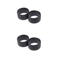 thumbnail image 1 of Wosthever Anillo de goma para empuñadura de raqueta, 2 piezas, para bate de bádminton, soporte de fijación, suministros protectores, Negro 2piezas, 1 of 6