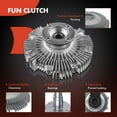 thumbnail image 3 of A-Premium Engine Cooling Fan Clutch Replacement for Toyota 4 Runner 1996-2002 Tacoma 1995-2004 Tundra T100 Honda Passport Acura SLX Isuzu Rodeo Trooper, 3 of 8
