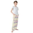 thumbnail image 4 of FORMRS Kids Pajama Pants with Pockets Size 6-8Y Boys Lounge Sleep Bottoms, Roller Disco, 4 of 8