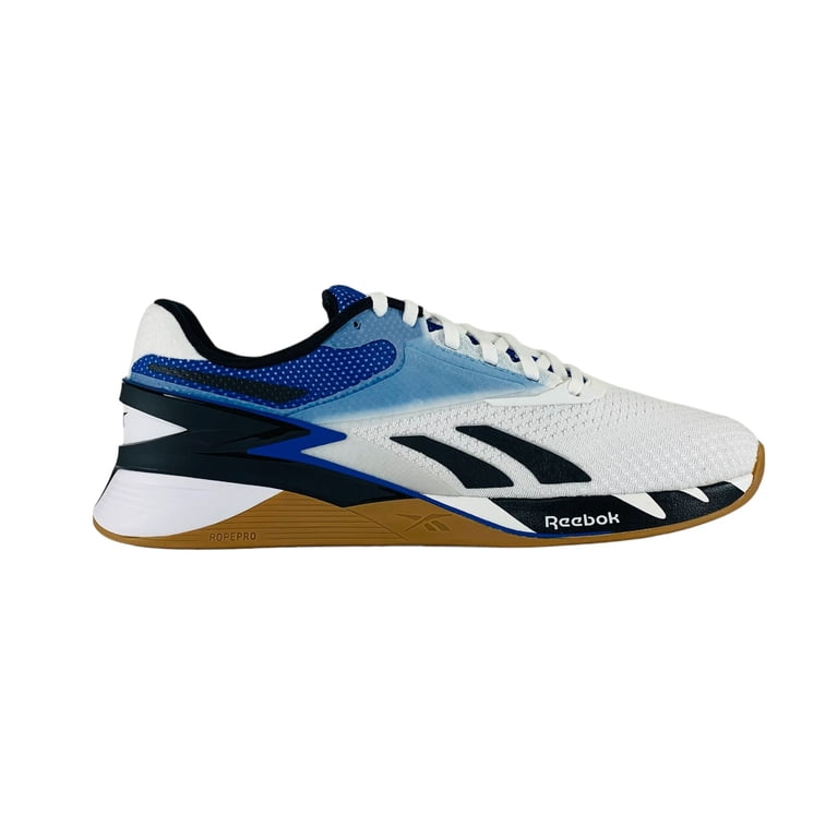 Reebok Nano X3 Blue Red Mismatched Sneakers, New Men's Training