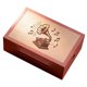 thumbnail image 1 of Caja de música de madera con manivela fácil de usar para San Valentín, Navidad y aniversario. Rosa caqui, 1 of 9