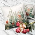 thumbnail image 5 of Cactus Throw Pillow Covers Tropical Plants Cactus Decorative Pillow Cases 18x18 Set of 2 Desert Green Succulent Prickly Pear Pillowcase Summer Outdoor Cushion Cover for Home Couch Sofa, 5 of 6