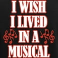 thumbnail image 3 of CafePress - I Wish I Lived In A Musical Women's Dark Pajamas - Women's Short Sleeve Print T-Shirt and Pants Dark Cotton Pajama Set, 3 of 7