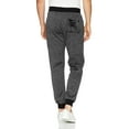 thumbnail image 2 of Ma Croix Mens Marled Jogger Pants Basic Brushed Fleece Solid Sweatpants, 2 of 2