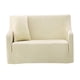 thumbnail image 3 of Cubierta Deslizante de Poliéster Spandex Protector de Sofá Decoraciones de Hogar Cafetería Comedor Oficina 1 asiento Beige Baoblaze Cubierta de sofá hecha punto, 3 of 7
