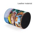 thumbnail image 4 of Bob el Constructor-theme Cylinder Pen Holder Pencil Organizer with Flannel Lining PVC Leather Material Cardboard Base for study work 10*8CM, 4 of 6