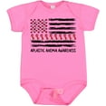 thumbnail image 3 of Inktastic Aplastic Anemia Awareness Red and White Ribbons and Flag Boys or Girls Baby Bodysuit, 3 of 5