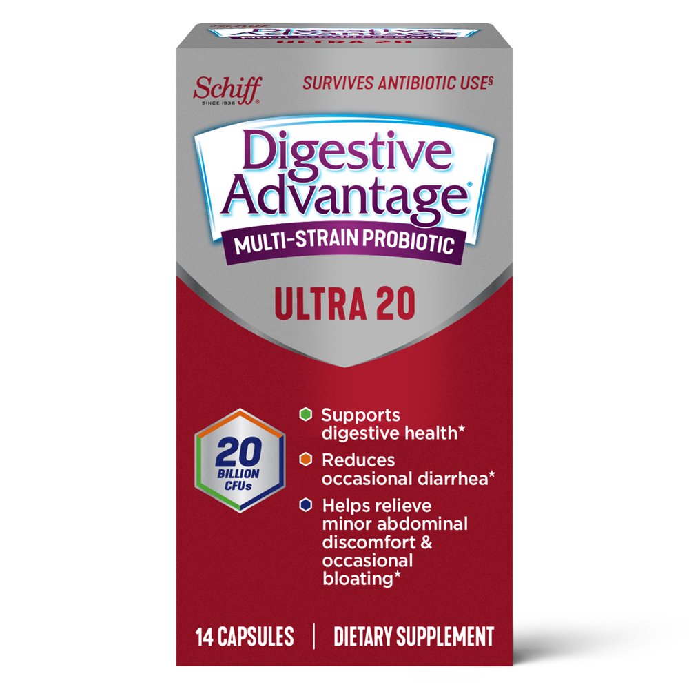 Digestive Advantage 20 Billion CFU MultiStrain Probiotic Ultra 20