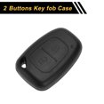 thumbnail image 3 of Carcasa de llavero de 4 botones para Vauxhall Vivaro 2001-2006 Reemplazo de control remoto de entrada sin llave Color negro, 3 of 6