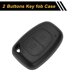 thumbnail image 3 of Carcasa de llavero de 4 botones para Vauxhall Vivaro 2001-2006 Reemplazo de control remoto de entrada sin llave Color negro, 3 of 6