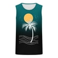 thumbnail image 3 of VgaVtl Cotton Men's Tank Shirts Sleeveless Mens Clothes Holiday Relaxed Fit Graphic Casual Layering Shirts,Blue 4XL, 3 of 3