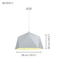 thumbnail image 2 of Xtricity - Pendant Light, 14.95 '' Width, From The Beverly Collection, White, 2 of 3
