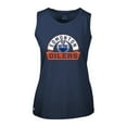 thumbnail image 2 of Women's Levelwear  Navy Edmonton Oilers Macy Banner Arch Tank Top, 2 of 3