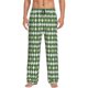 thumbnail image 1 of Balery Light Green Squares Pantalones de pijama para hombre, pijama ultraligero, pantalón de descanso-Large, 1 of 6