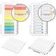 thumbnail image 3 of Transparent Sticky Tabs for Books, 500 Repositionable Page Markers with Morandi Colors & Clear Labels, 3 of 5