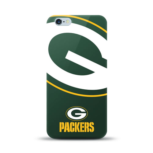 5 Pack -Mizco Sports NFL Oversized Snapback TPU Case for Apple iPhone 6 Plus / 6S Plus (Greenbay Packers)