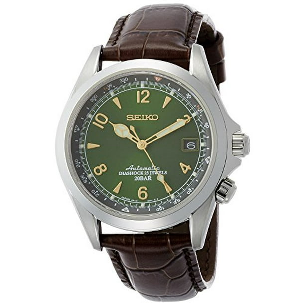 Seiko Alpinist Automatic Movement Green Dial Men's Watches SARB017 -  