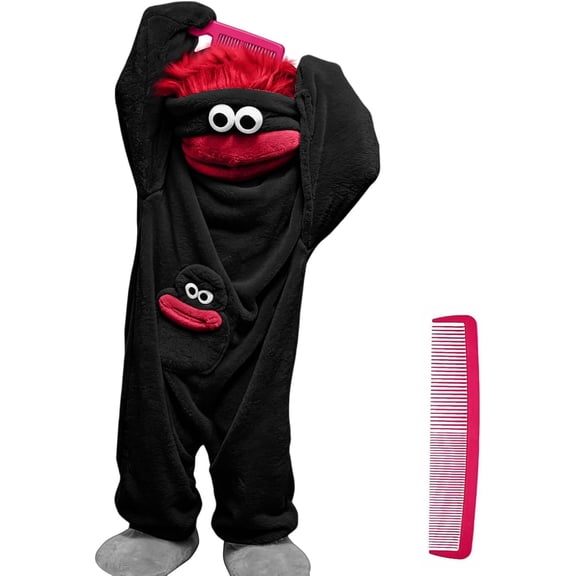 Adult Big Mouth Monster Onesie Silly Sleepwear Plush Cozy Pajamas