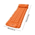 thumbnail image 3 of NWOKYZGH Coussin de Couchage, Coussin de Couchage Gonflable Ultraléger pour le Camping, Pompe Intégrée, Ultime pour la Randonnée, Coussin d'Air, Sac de Transport, Coussin de Camping Compact et Léger, 3 of 6