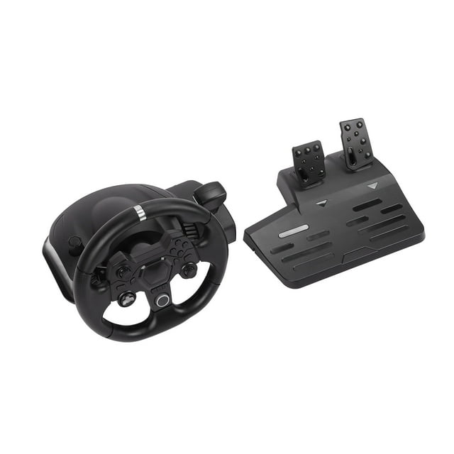 Vibracióna de Vibración de Juegos Vibración Recho Rotación 270 Rotación 7 en 1 Rueda de Carreras de Juegos USB Con Pedal para