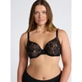 thumbnail image 2 of Joyspun Women's Smooth Lace T-Shirt Bra, Sizes 34B - 38DDD, 2 of 7