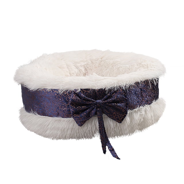 LSLJS Comfortable Plush Kennel Dogs Pet Litter Deep Sleep Litter Sleeping Bed