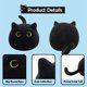 thumbnail image 2 of Juguete de peluche de gato negro, lindo gato de peluche para niños, mini gato de peluche negro suave de 3 piezas para niñas y niños, lindo muñeco de gato de peluche para cumpleaños y Navidad, 2 of 5