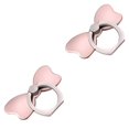 thumbnail image 1 of Destyer Unique Bowknot Shape 360 Degree Rotation 180 Degree  for Flip Phone Ring Grip Car Mount Tablet Holder No.03 2PCS, 1 of 6