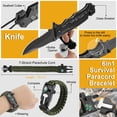 thumbnail image 2 of Kit de supervivencia, regalos para hombres, papá, marido, equipo y equipo de supervivencia de emergencia 19 en 1, pesca, caza, cumpleaños para hombres, accesorios para acampar, artilugio genial, eleme, 2 of 5
