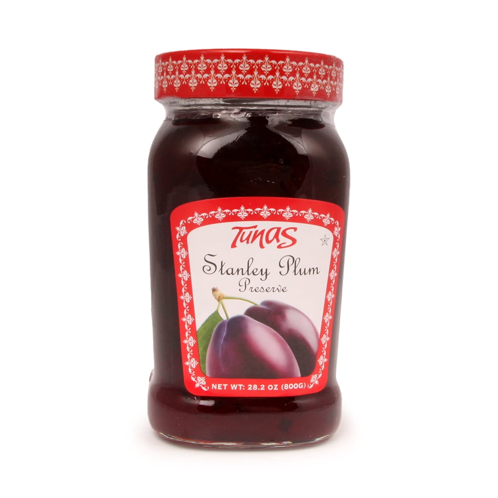Blackburn's Red Plum Jelly - 2 Pack In Reusable Glass Jars, Sweet & Tart Spread