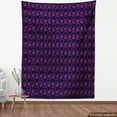 thumbnail image 4 of Ambesonne Nature Fabric by the Yard Upholstery, Leafy Pattern Modern Floral, 3 Yards, Dark Purple Pink Violet, 4 of 5