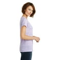thumbnail image 3 of District Adult Female Women Electric Heather T-Shirt White/Pink Cos Medium, 3 of 6