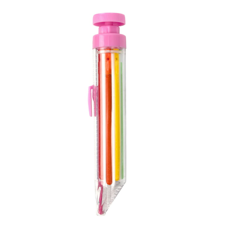 8 in 1 Retractable Pens, Multicolor Crayons 8 Colors for Kids