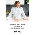 thumbnail image 5 of Think Jerky, Sesame Teriyaki Beef Jerky (1.0 Ounce Bags, Pack of 12 Bags) - Delicious Chef Crafted Jerky, Grass-Fed Beef Jerky, Gluten Free, No Antibiotics or Nitrates - Healthy Protein Snack, Low Cal, 5 of 7