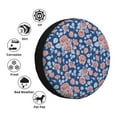 thumbnail image 4 of Honeii Rose Flowers Print Tire Covers, Waterproof Anti-UV Sun Snow Rain Tire Covers for Trailers, RV, Camper, SUV, Truck-16 inch, 4 of 6