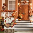 thumbnail image 2 of Welcome Turkey Thanksgiving Fall Garden Flag 12.5x18 Double Sided Small Mini Yard Outdoor Outside Holiday Decoration, 2 of 5