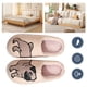 thumbnail image 1 of Perro Peludas Con Punta Cerrada Felpa Pug Dibujos Animados para Hombres Y Mujeres, 1 of 9