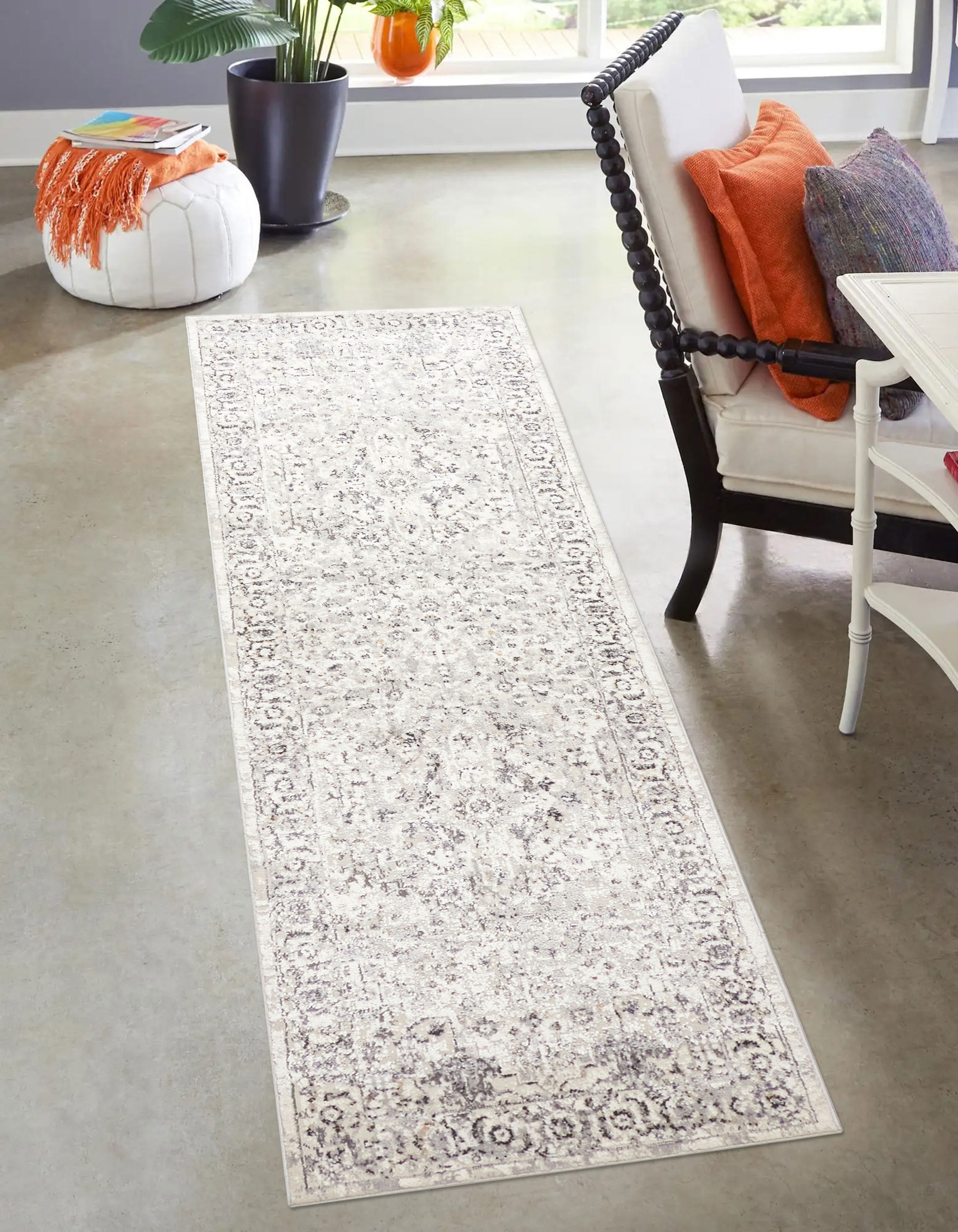 ECARPET Tapis Traditionnel Mira pour Salon, Chambre, Salle A Manger, Entrée, Couloir et Plus Encore.