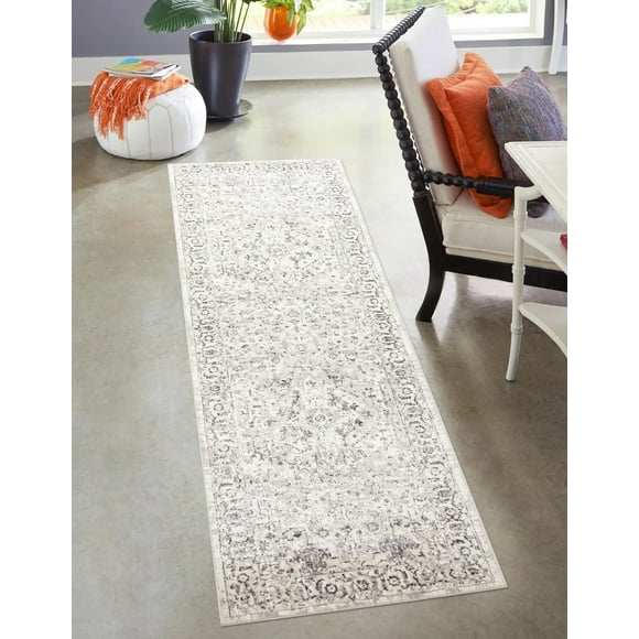 ECARPET Efes Traditional Area Rug for Living Room, Bedroom, Dining Room, Entrance, Hallway and More