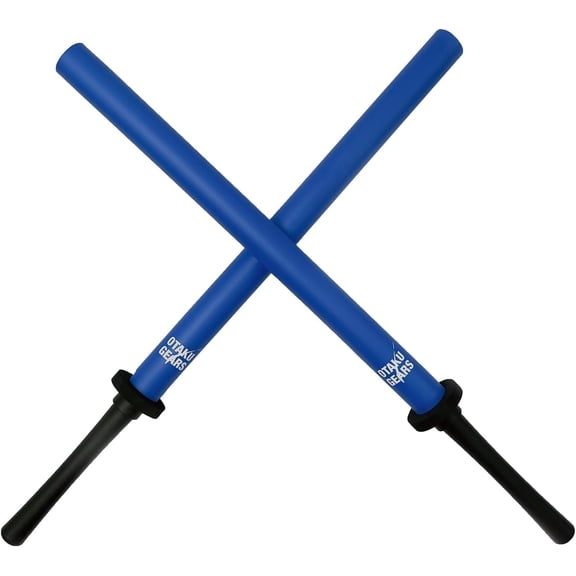 35" Padded Foam Training Prop Set – Lightweight Blue Display Accessories for Practice, Sparring, or Themed Events