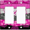 thumbnail image 6 of Metal Light Switch Plate Cover Colorful Safari African Tribal Art Pattern SFR033, 6 of 13