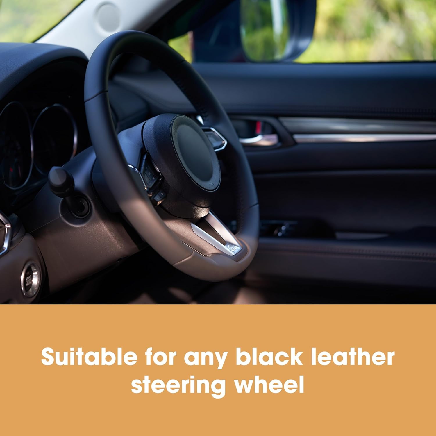 Furniture Clinic Leather Steering Wheel Repair Kit | Kit to Repair Tears, Scuffs, & Scratches on Leather Steering Wheels