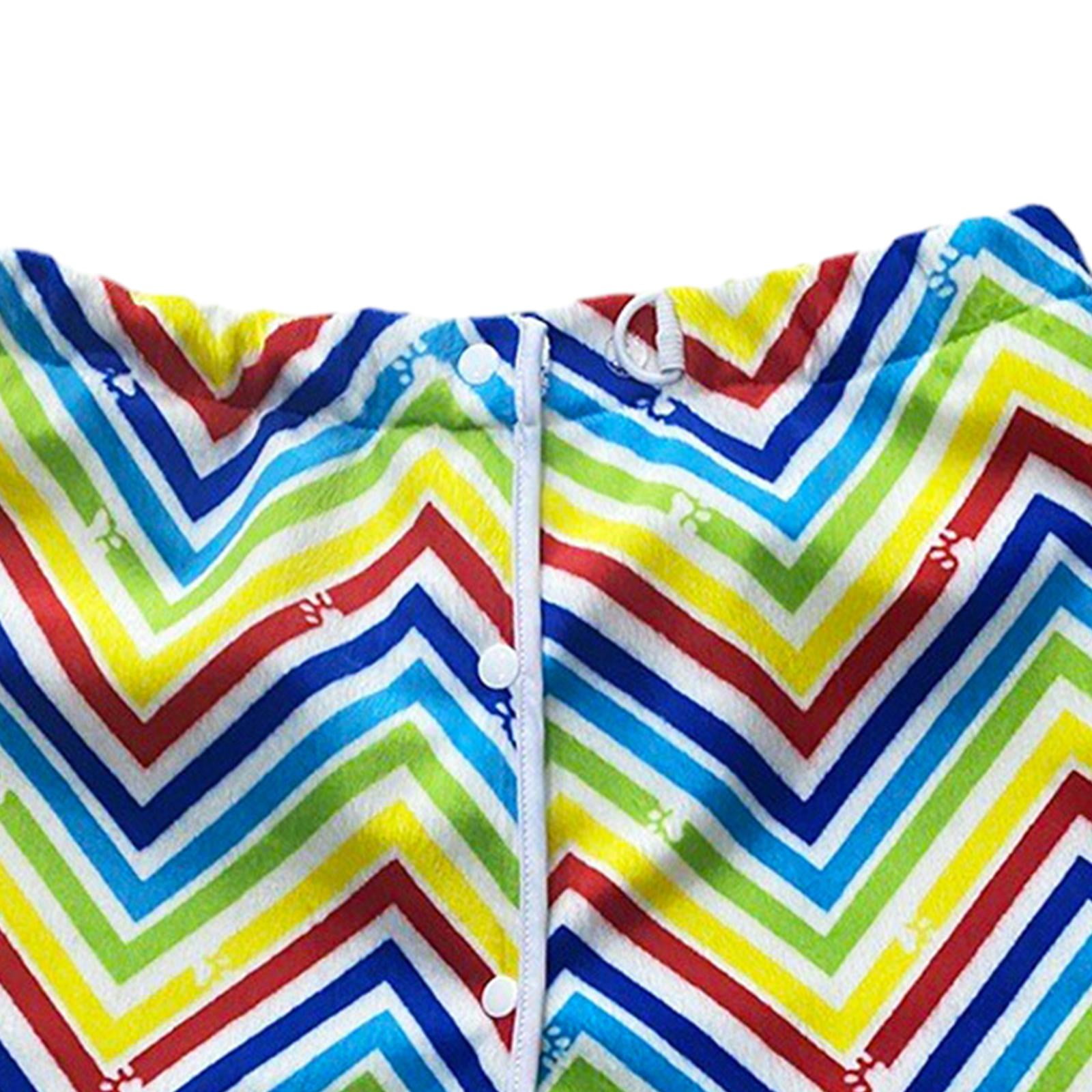 Wearable Adult Diaper Skirt ,Bed Mat ,Night Time Washable Breathable ,Adjustable Waistband, Adult Cloth Diaper Reusable for Adults Men and Women Colorful stripes XL