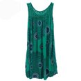 thumbnail image 1 of Women's Lace Stitching Printing Sleeveless Large Dress 13 Color 8 Size, 1 of 3