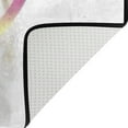thumbnail image 4 of Coolnut Lightweight Soft Area Rugs 31x20 Inch, Ashionable Pug Unicorn Floor Mat Doormat for for Rooms Entrance Hardwood Floor Living Room 2'7" x 1'8"） Nursery Rugs, 4 of 6