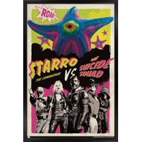 DC Comics Movie The Suicide Squad - Starro The Conqueror Wall Poster, 14.725" x 22.375", Framed